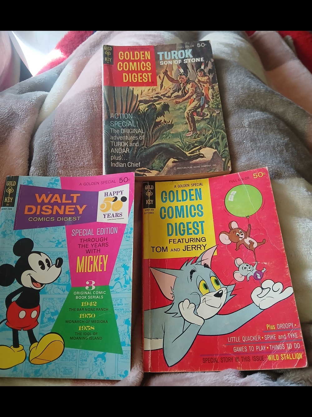 Golden Comics Digest Lot Of 3 Books. #13, 31 &40